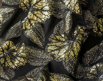 Tela Jacquard de alambre dorado cortada a medida