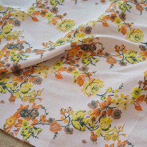 Flower Jacquard Brocade Fabric By The Yard