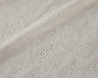Embroidery Linen Fabric By The Yard