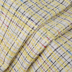 Colorful Tweed Color Fabric,Woven Soft Fabric By The Yard