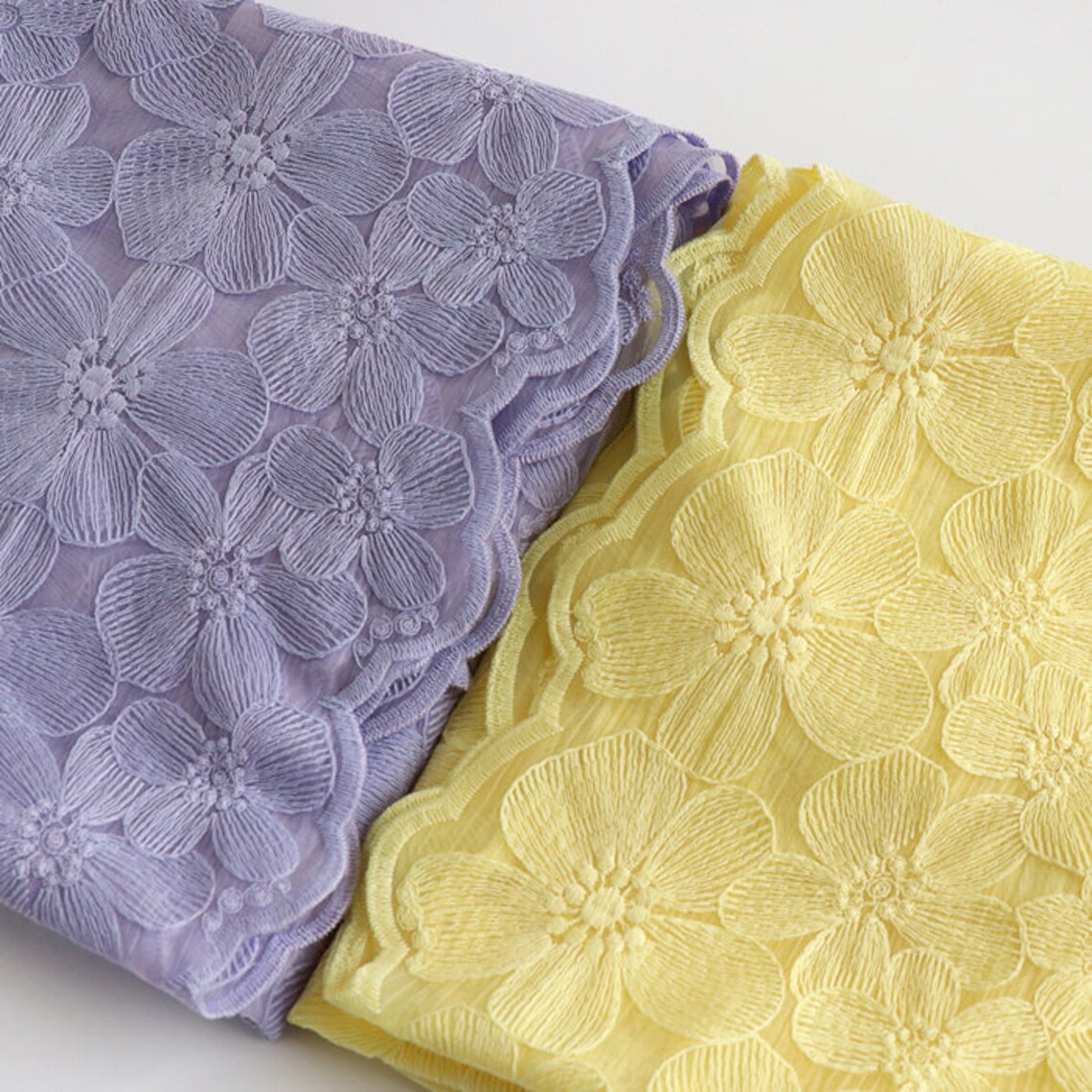 Flower Embroidery Dress Lacelace Mesh Lace Etsy