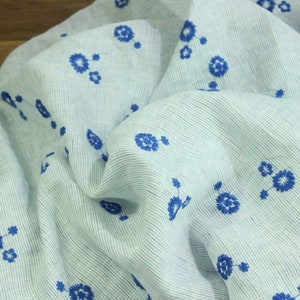 Embroidey Linen Fabric By The Yard