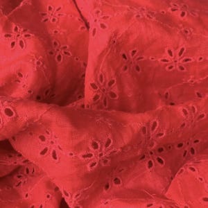Embroidery Linen Fabric By The Yard