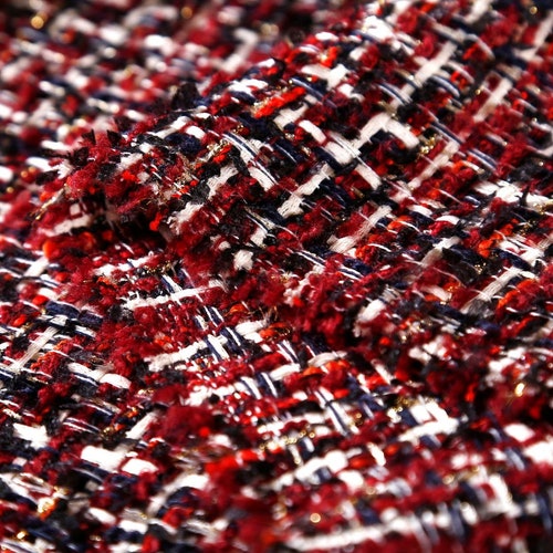 Wool Tweed Fabric by the Yard Etsy