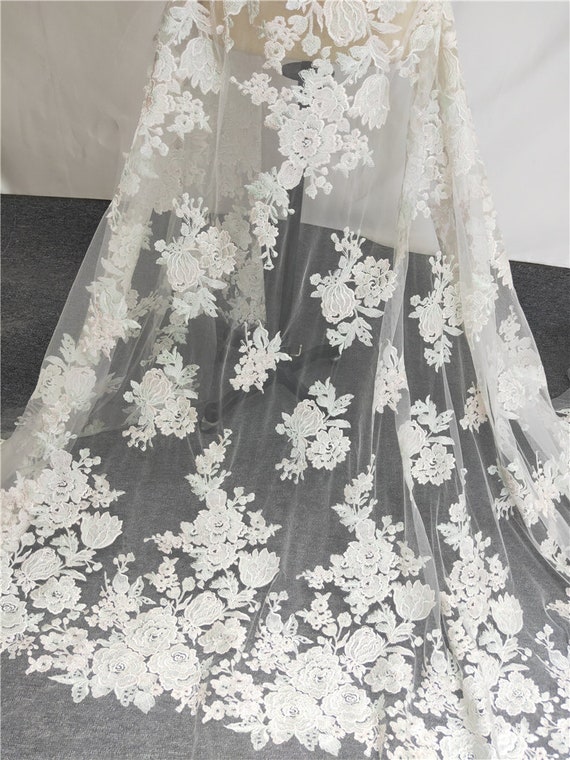 Floral Embroidery Wedding Lace Spanish ...