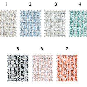 Tweed Mixed Color Fabric by the Yard - Etsy