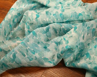 Printed Ramie Fabric By The Yard