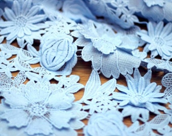 Heavy Embroidered Flower Lace Fabric,Guipure Lace fabric,Elegant Flower Hollowed Embroidery Lace Fabric By The Yard
