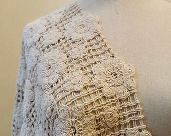 Cotton Embroidery Lace Fabric,Crochet Fabric By The Yard