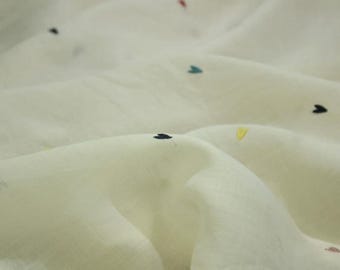 Embroidey Linen Fabric By The Yard