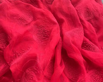Broderie Tissu de soie par verge