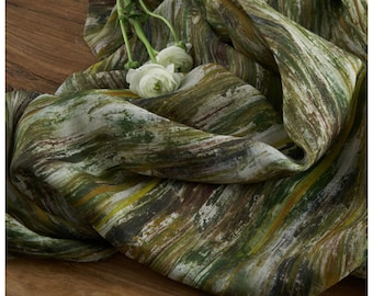 Printed Ramie Fabric By The Yard