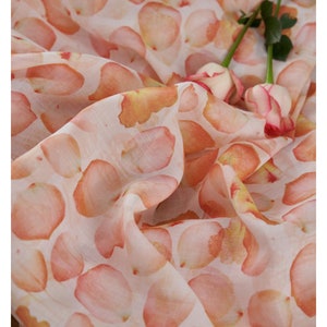 Printed Ramie Fabric By The Yard