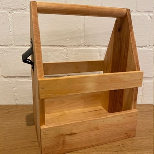 Caja de madera con grabado individual y por ambos lados / bolso de hombre / caja de jardín imagen 2