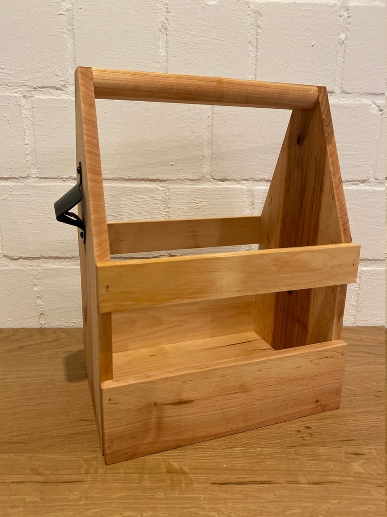 Caja de madera con grabado individual y por ambos lados / bolso de hombre / caja de jardín imagen 2