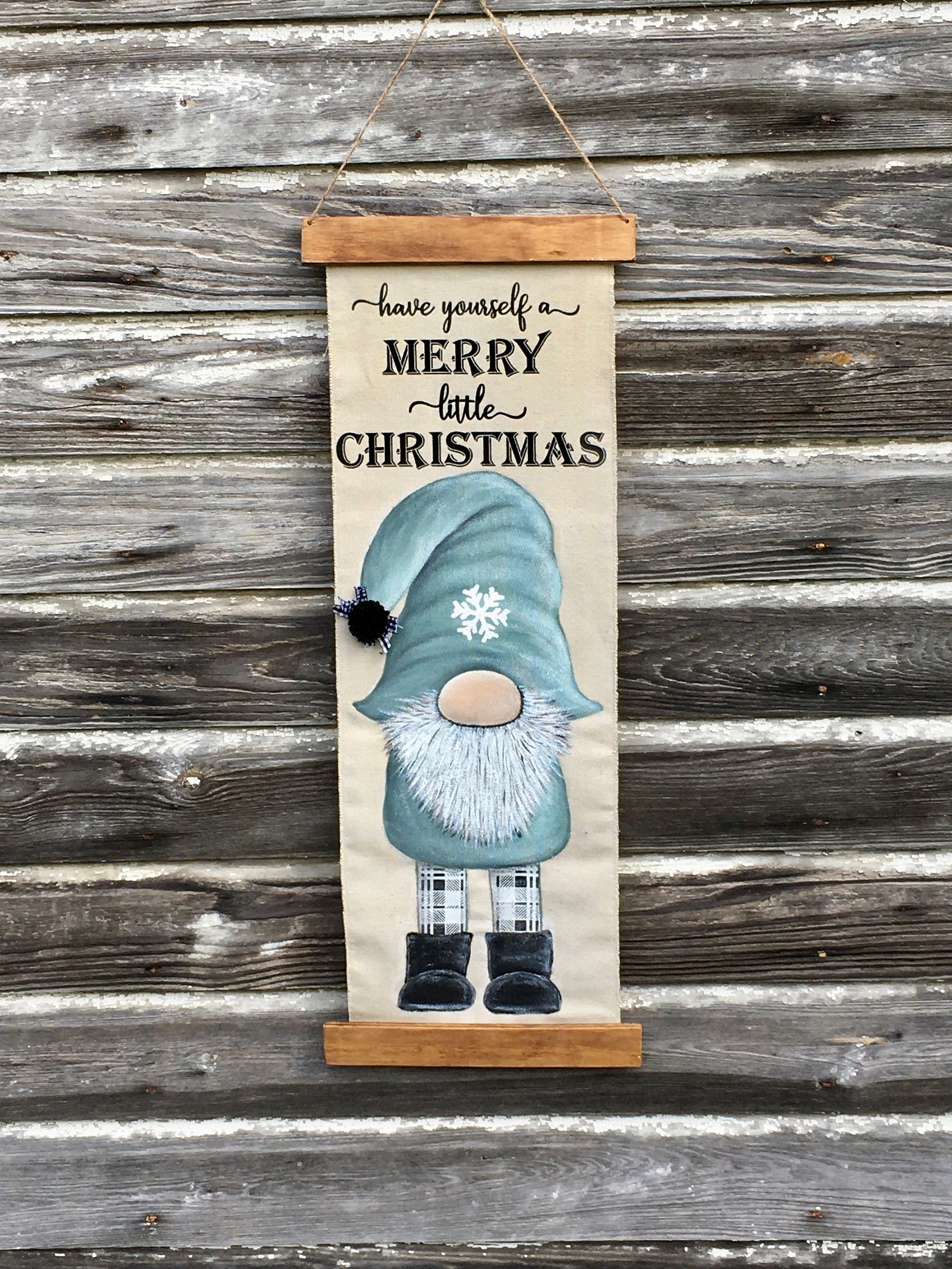 LARGE Christmas Gnomes Wood Sign Nordic Gnome Porch Decor | Etsy