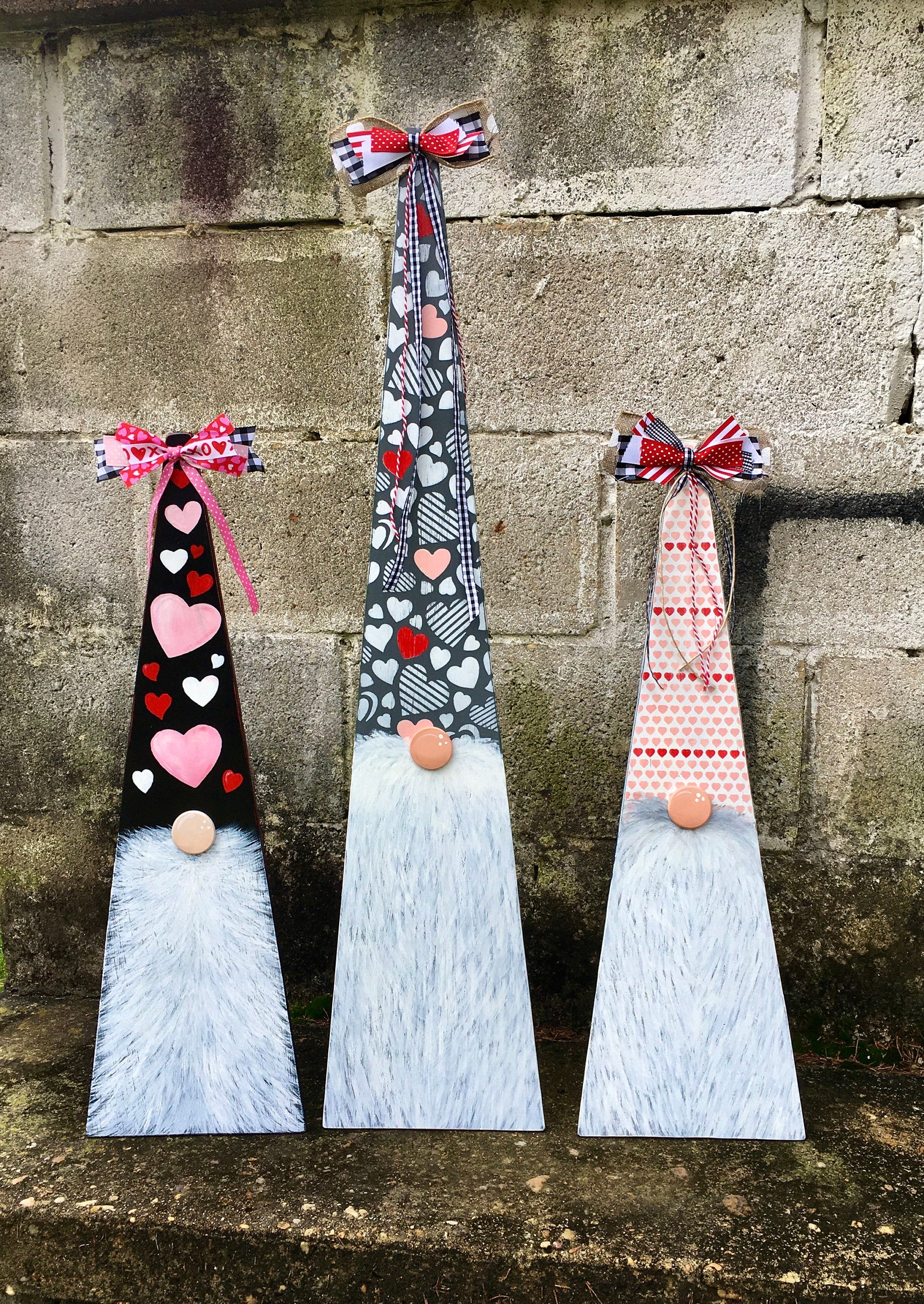 Valentine s Day Gnomes Decor Large Porch Gnome Sign Etsy