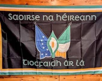 Irish Republican flag 6ft x 4ft Remembering Ireland's Patriots