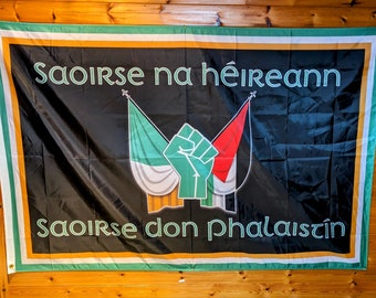 Irish Palestine flag Freedom Ireland Gaza