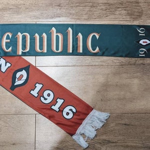 Irish Republic scarf - double sided silk style scarf 1916 Easter rising