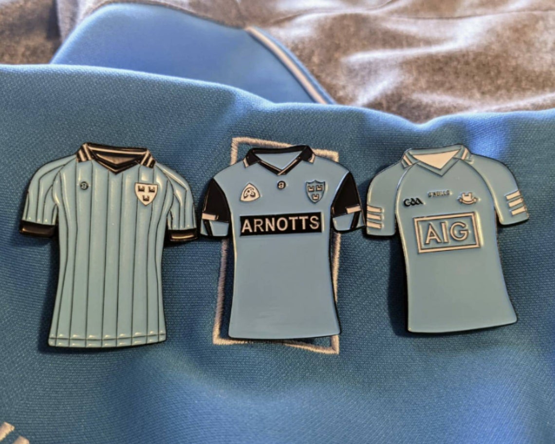 Dublin GAA collector's badge set Ireland Irish Etsy
