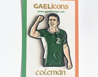 Seamus Coleman badge Republic of Ireland FAI Irish football Eire Everton