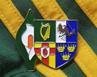 Irish 4 provinces Easter Lily Badge enamel pin