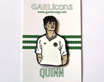 Niall Quinn badge Republic of Ireland FAI Irish football Eire Arsenal Man City Sunderland