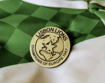 Lisbon Lions 1967 Celtic FC enamel pin badge - Irish Glasgow Celtic Bhoys