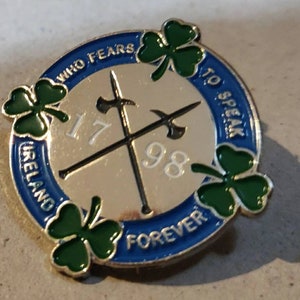 Irish Rebellion 1798 pin badge - Ireland Irish Republic