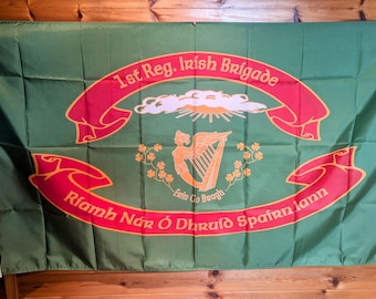 Irish Brigade 1st Regiment Flag US Civil War - Fighting Irish New York Brigade 5ft x 3ft