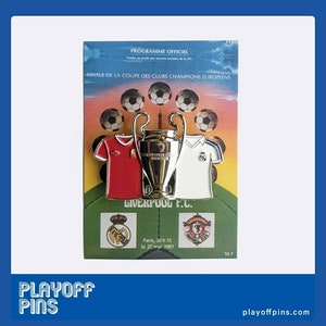 Liverpool FC 1981 Europese bekerwinnaars pin-badge. Emaille pin-badge van hoge kwaliteit. LFC Rood.