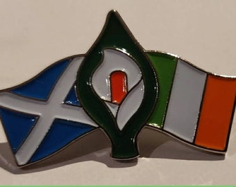 Scots Irish Easter Lily badge 1916 - Ireland Scotland Irish Republican