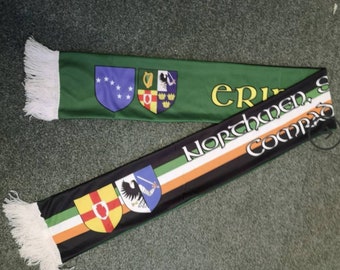 Erin Go Bragh Irish scarf - double sided Irish republican