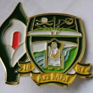 Meath Easter Lily Badge - Meath GAA Easter Lily 1916 Easter Rising Irish Ireland Irish Republic