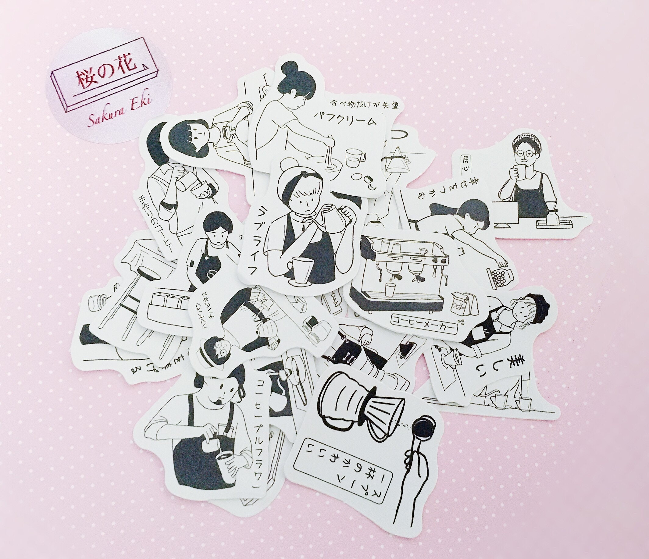 People Stickers for Modern Journaling and Scrapbooking 