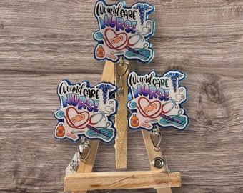 Wound Care Nurse Badge Reel