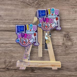 ICU Nurse Badge Reel