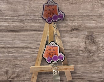 Trick or treat Badge Reel