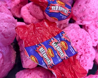 Mezcla variada de dulces liofilizados