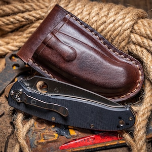 Hand Made Wet Formed Knife Sheath for a Spyderco Reliance