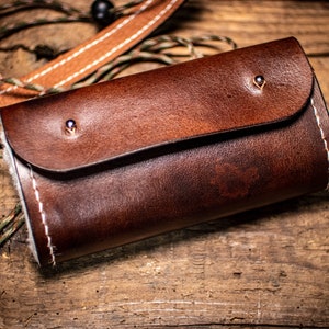 Leather Fly Fishing Wallet -  UK