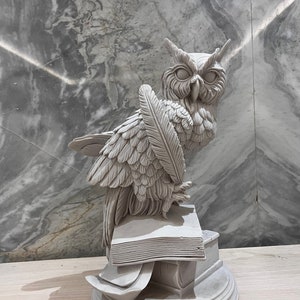 Owl Book Statue