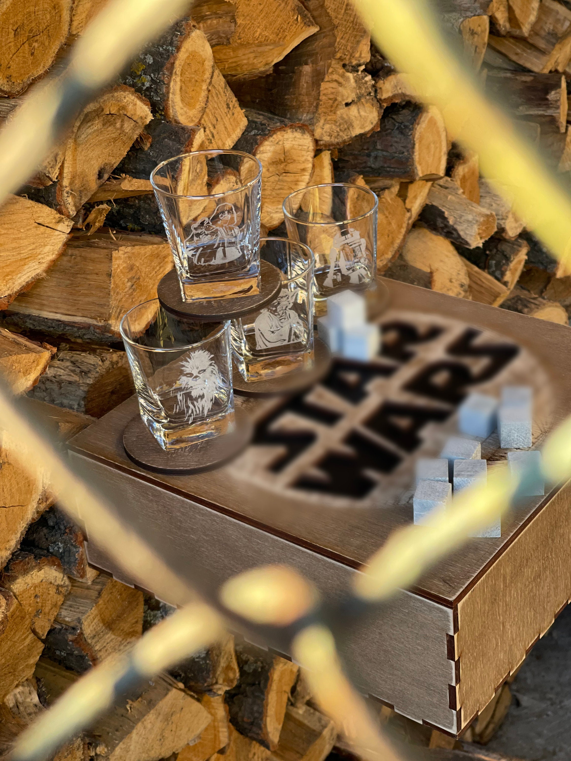 Christmas Gift Whiskey Decanter Set With Whiskey Stones Star - Etsy UK