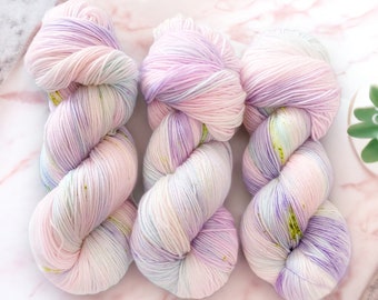 Luna Moth hand dyed yarn, Dyed To Order, 4ply/sock/fingering, DK, aran, Chunky yarn, faerie yarn