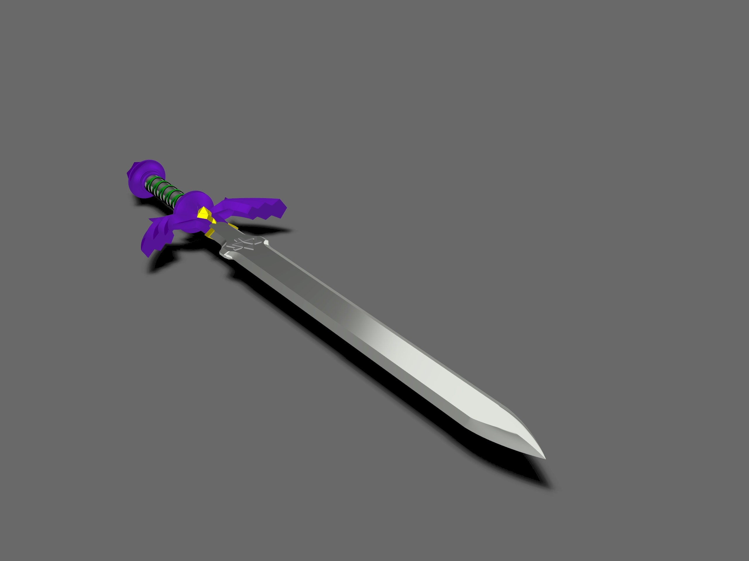 Corrupted Master sword from The legend of Zelda: Breath of the wild 2 by  Hayashininja, Download free STL model