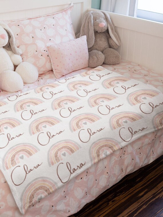 etsy personalised baby blanket