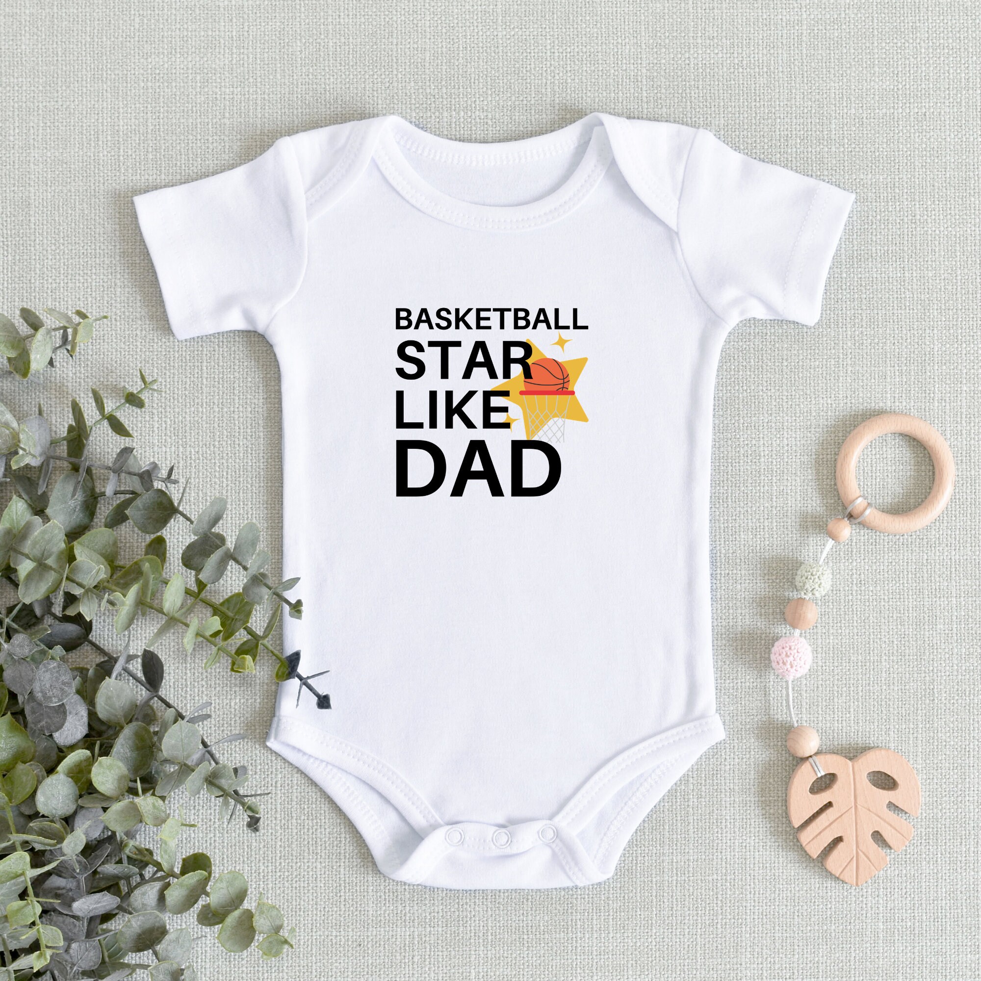 Basketball Baby Bodysuit Basketball Baby Outfit Basketball Etsy