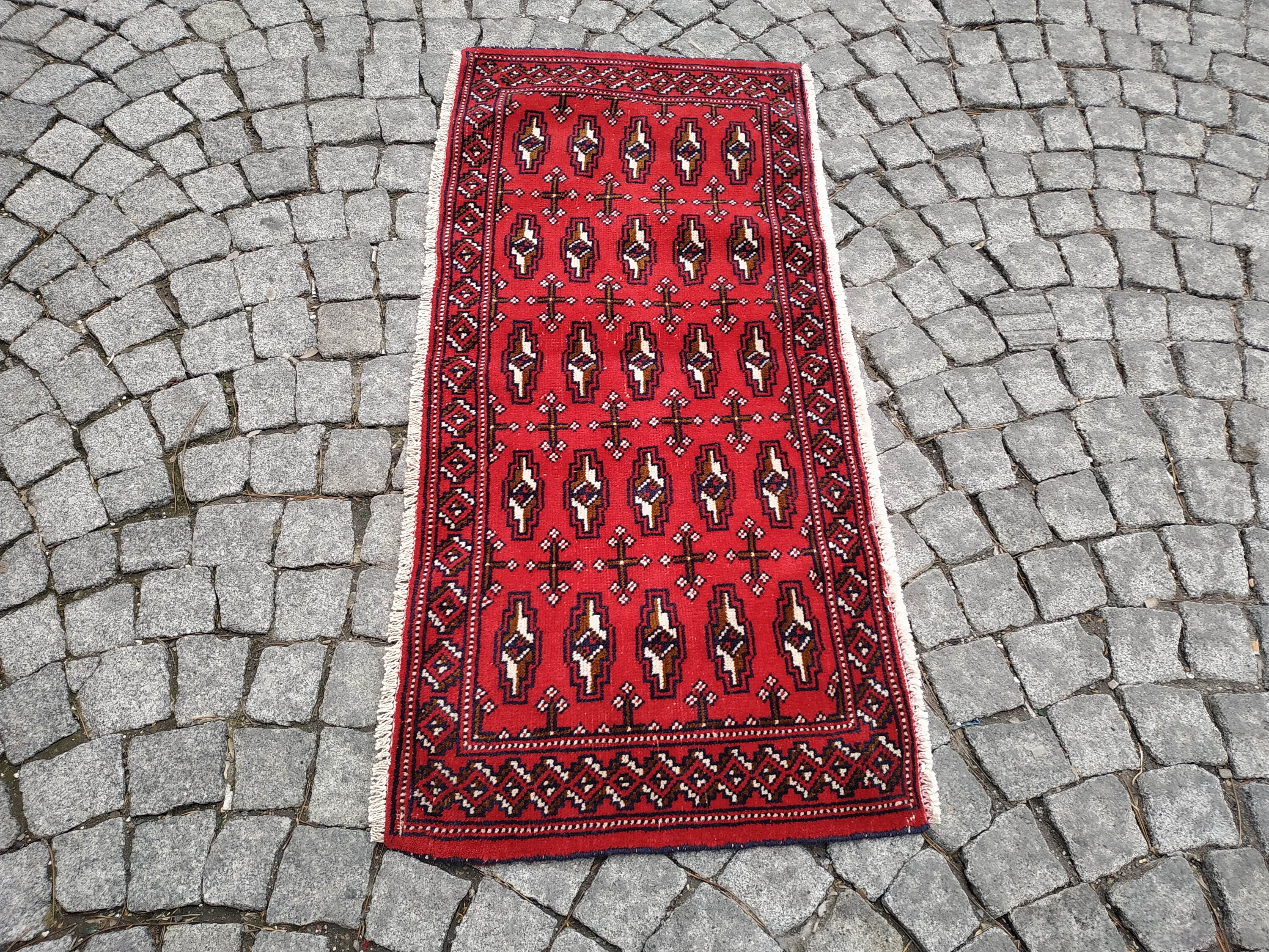 Kleiner Läufer Teppich 2x44 ftVintage | Etsy