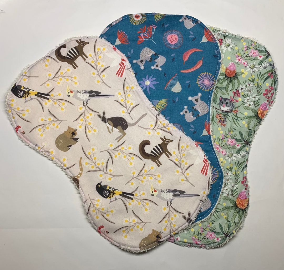 Australianthemed Baby Burp/posset Cloths Etsy